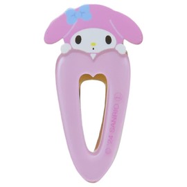 Kamio Japan 045285 My Melody Hair Clip, Hair Clamp, Beveled Patchin, Hair Clip Collection