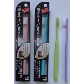 Easy to Clean Toothbrushes (flat) 1 x 12 pcs