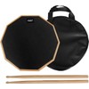 12 Inches Drum Practice Pad Silent Drum Pad Set nd