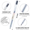 XSG Black Gel Pens[0.5mm]，Extra fine point pens Ballpoint pens For