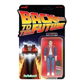 Super7 Reaction+ Back to the Future Marty McFly (1985) - 3.75" Back to the Future Action Figure with Accessories - Classic '80s Movie Collectibles and Retro Toys