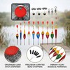 10Pcs Fishing Floats +120g Fishing Weights +6pcs Carp Fishing Accessories