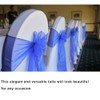 Time to Sparkle 10pcs 22x280cm Silver Cloud Organza Sashes Wider