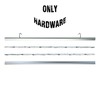 Banner Poster Rails Hanger Aluminum Rails Hanging Sign Frame Wall
