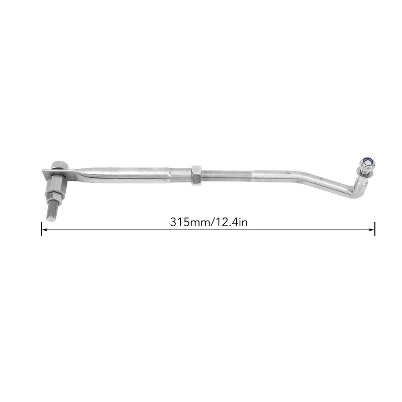 aqxreight Steering Tie Rod,Outboard Motor Steering Link 265‑315mm Adjustable Stainless