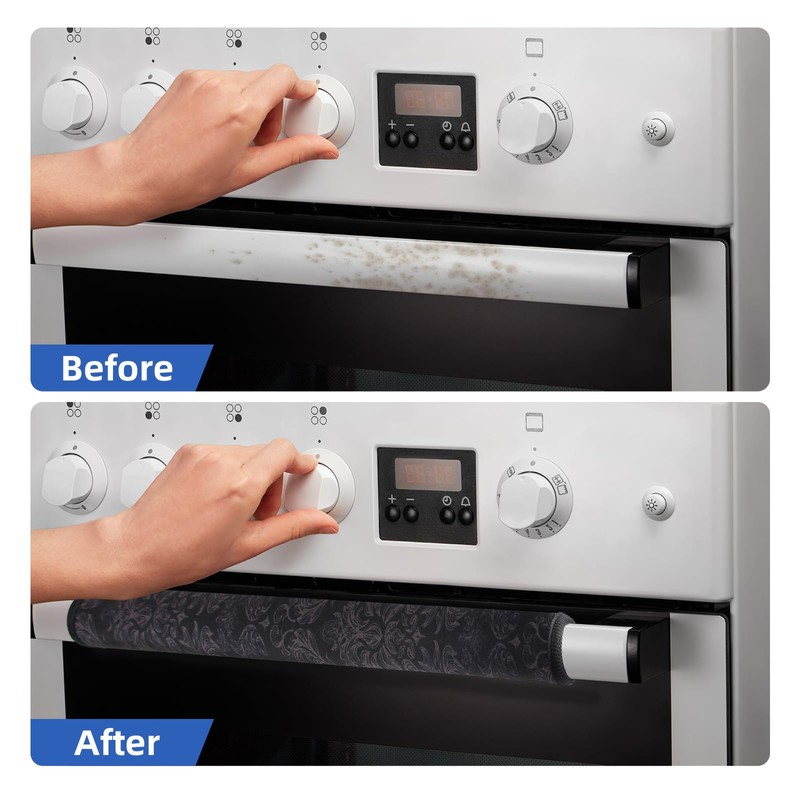 WHSGHGAT Fridge Door Handle Covers, Kitchen and Bathroom Appliance Door