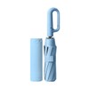 Carabiner 3-Fold Automatic Umbrella UV Block with Blackout Canopy