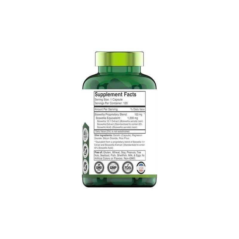 Boswellia Serrato Apoyo Articulaciones 120 Cápsulas.