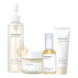 Mixsoon Kit Completo Bean Oil Essence Cream Sun Serum 4 Pz                                                                                            