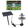 Outdoor Solar Powered Water Pump Kit 4W Watering Pond Pump