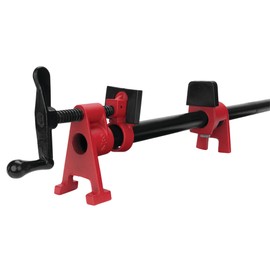 Performance Tool W3960 Cast Steel Pipe Clamp with Quick Release, 1250 lbs Clamping Pressure, 75-Inch Throat Depth, Fits 1/2-Inch NPT Pipe (not included)