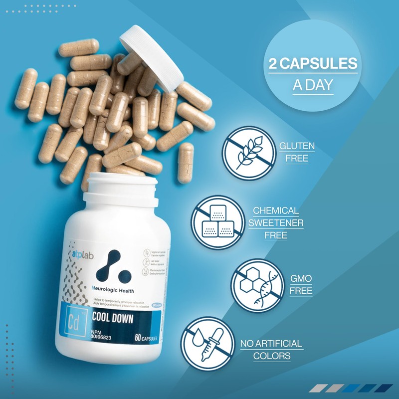 ATP LAB - Cool Down 60 Capsules - Depression Relief,