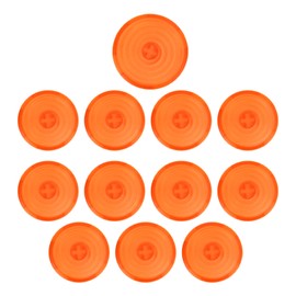 12pcs Arcade Button Cover 20.2mm 25.3mm Mechanical Push Button Cover for Kailh for Cherry for Akko for Glorious Switches Orange
