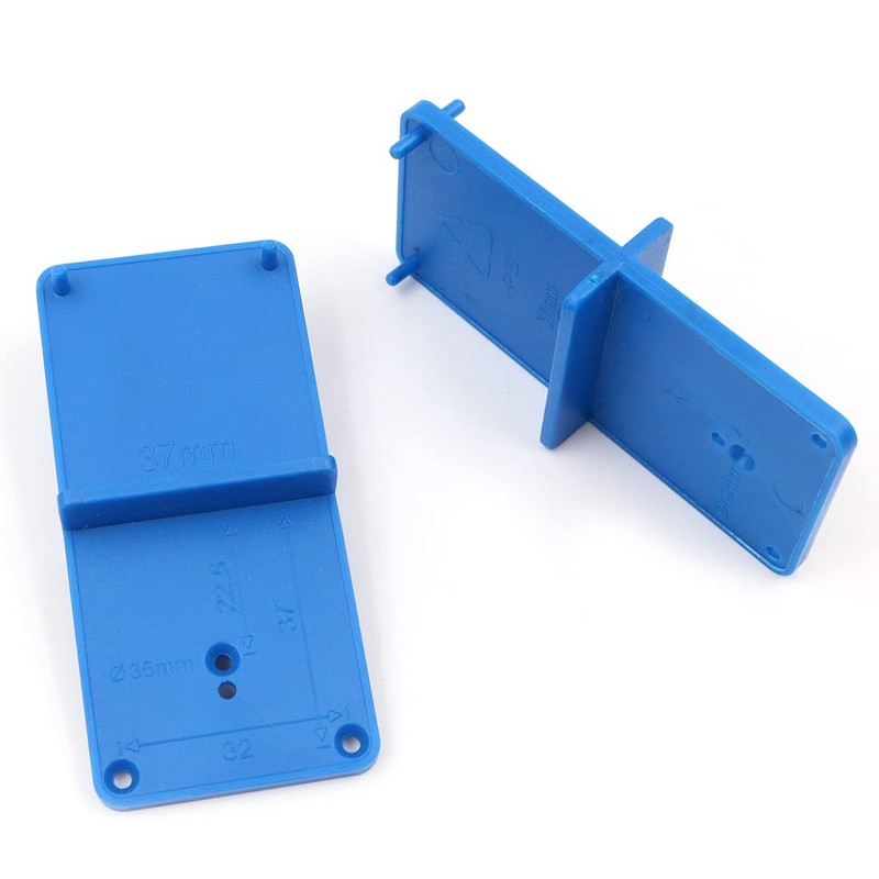 Shiwaki 2 pcs Door Cabinet Assembly Tools 35/40mm Hinge Drilling