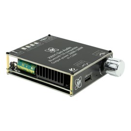 ANCLLO Bluetooth Power Amplifier Board with TDA7498E Chip 160W*2 Output Wide Voltage Input 12-38V Audio Power Amplifier Module for DIY Bluetooth Speaker