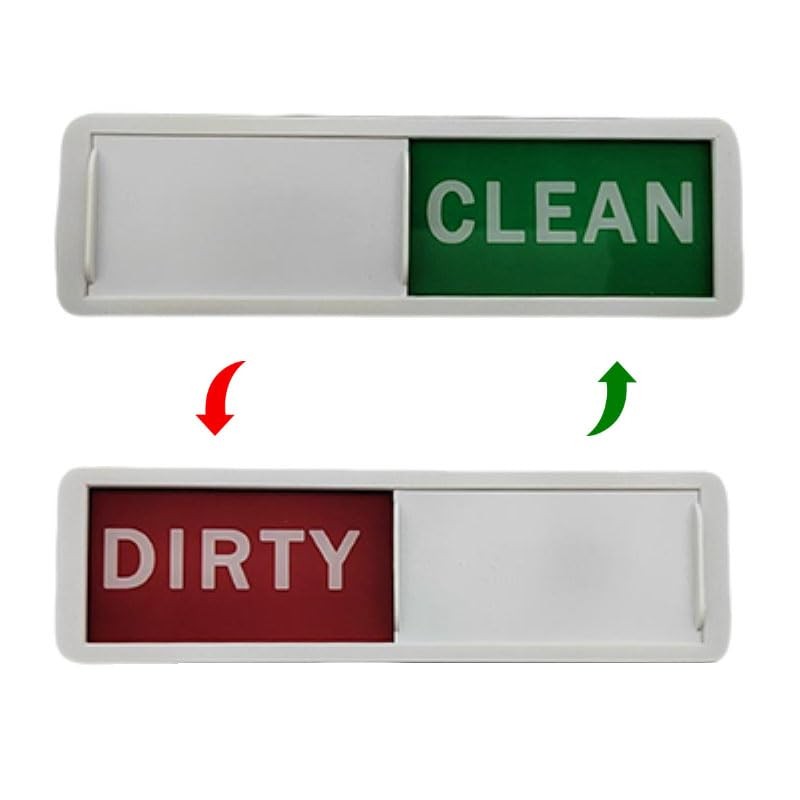 INF Magnet for Dishwashers Clean/Dirty Sign Red/Green/White Dishwasher Magnet Indicator