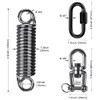 SELEWARE Heavy Bag Spring, Punching Bag Hanging Kit with Swivel