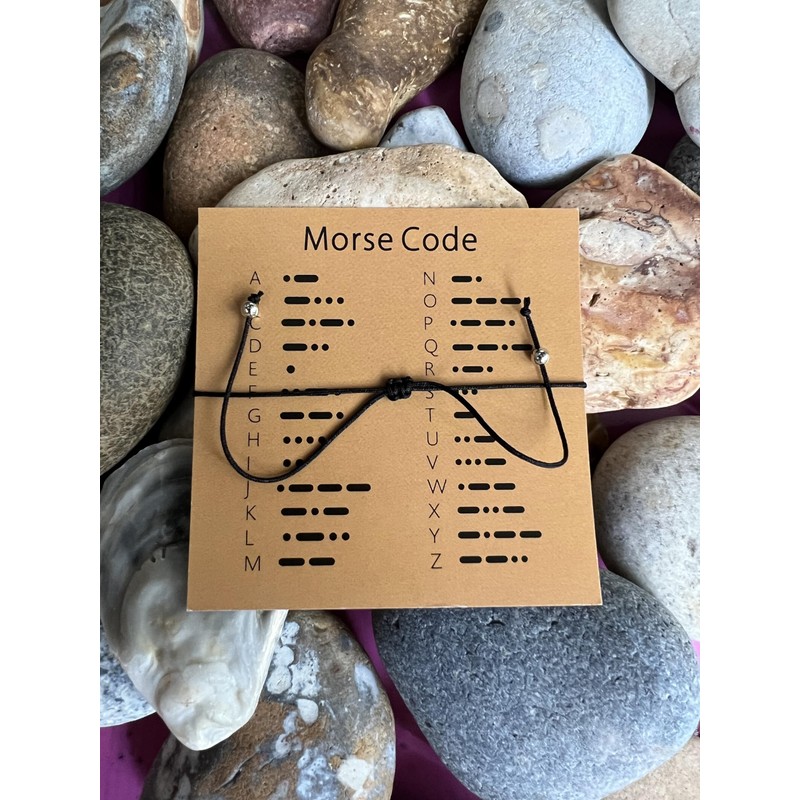 Wish Bracelets, Morse Code Bracelet, Secret Message, Gift Bracelets, Bff