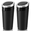 Car Trash Can Bin with Lid, 2 Packs Mini Leakproof
