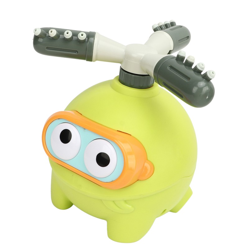 Kids Water Spray Sprinkler Rotatable Cute Frog Shape Outdoor Water