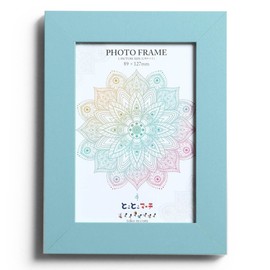 Pure Blue Large Size Front - Glass Type Color Frame Picture Frame Picture Frame Wall Hanging Photo Frame Picture Holder