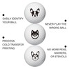 PLIGREAT Dog Pattern Stickers for Golf Ball Markers 2 Sheets