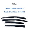 Immortal Group IG Window Visor for Mazda 3 Sedan &
