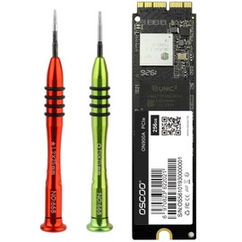 OSCOO 512GB SSD NVMe PCIe with Screwdriver for MacBook Air 11" & 13" (Mid 2013-2017), MacBook Pro Retina 13" & 15" (Late 2013 - Mid 2015)