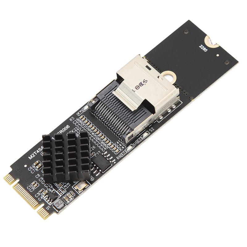 M.2 NVME to SFF 8087 SATA3.0 Expansion Card 4 Port