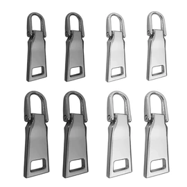 Zipper Pull Replacement,Metal Zipper Handle Mend Fixer Zipper Tab Repair for Luggage Suitcase Bag,Backpack,Jacket Bags,Coat Boots (Size 3 and 5, 8 Piece)
