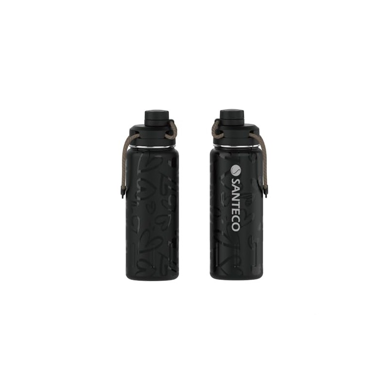 SANTECO Sports Bottle "KTWO" Series (Black)