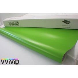 Matte Lime Green Car Wrap Vinyl Roll with Air Release 3mil-VViViD8 (22ft x 5ft)
