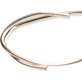 14 Gauge, 935 Argentium Silver Wire (Round) Half Hard Made in USA - 1FT by CRAFT WIRE