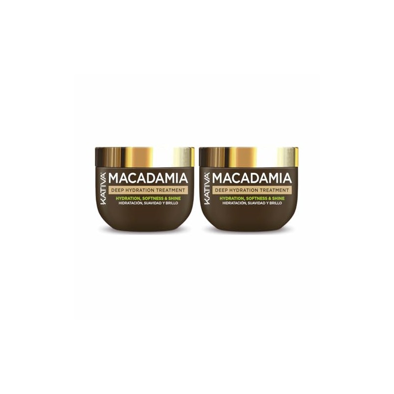 2 Pack KATIVA Macadamia Tratamiento Intensivo 300mL