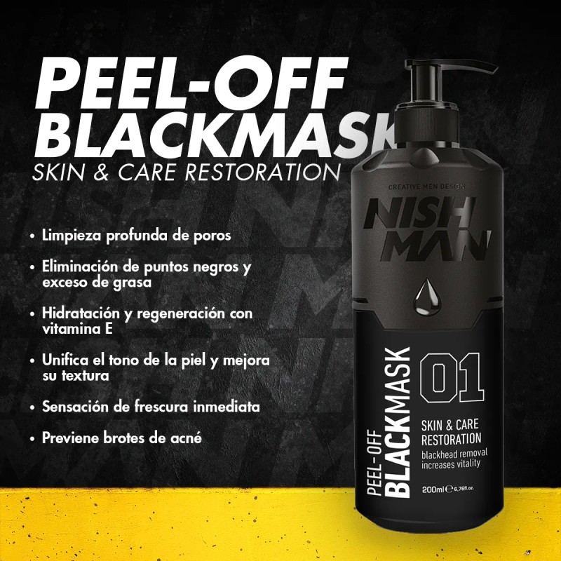 Mascarilla Facial Puntos Negros Nishman