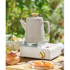 BRUNO BHK282-BGR Enameled Kettle, 3.6 gal (1.6 L) Compatible with Ih Fire, Compatible with Direct Fire, Gas Fire, Fuji Enamel, Enamel, Enamel, Outdoor, Blue Green