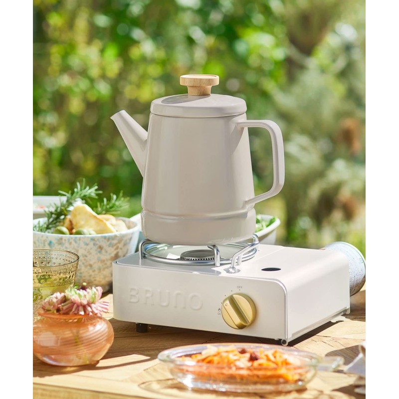 BRUNO BHK282-BGR Enameled Kettle, 3.6 gal (1.6 L) Compatible with
