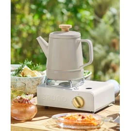 BRUNO BHK282-BGR Enameled Kettle, 3.6 gal (1.6 L) Compatible with Ih Fire, Compatible with Direct Fire, Gas Fire, Fuji Enamel, Enamel, Enamel, Outdoor, Blue Green