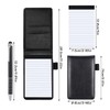 QXXQ Mini Notepad A7 Set, Small Notebook A7, PU Leather