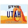 Utah License Plate Fridge Collector's Souvenir Magnet 2.5" X 3.5"