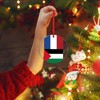 WoGuangis Christmas Ornament - We Stand with Palestine Christmas Acrylic