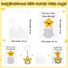 Suncalla 40 Sets You're a Star Keychains with Cards Back