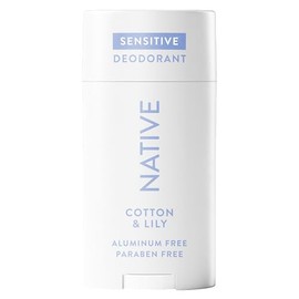 Native Desodorante Sensible Contiene Ingredientes Derivados Naturalmente, Control de Olor de 72 Horas | Desodorante para Mujeres y Hombres, Libre de Aluminio Con Bicarbonato de Sodio, Aceite de Coco y
