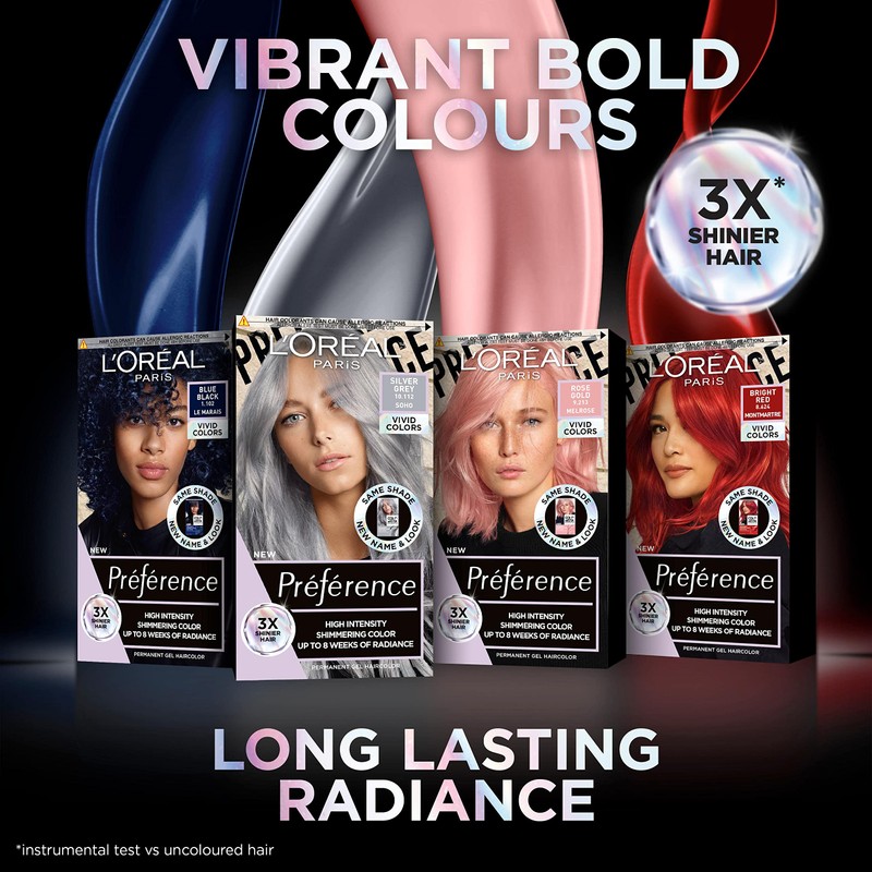 L'Oréal Paris Permanent Hair Colour, Long-Lasting Shine and Intense Colour,