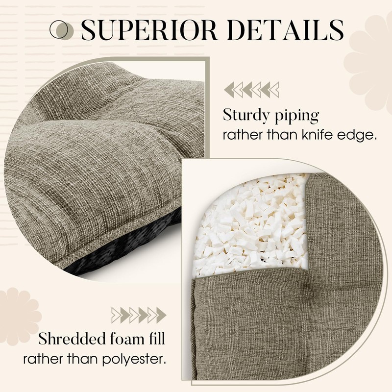 Basic Beyond Chair Cushions for Dining Chairs 4 Pack, Dining
