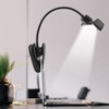 Portable Orchestra Music Stand Light Flexible Neck Clip On USB