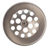 Westbrass Gerber Style Bee-HiveTub Strainer Grid with Screw, Stainless Steel,