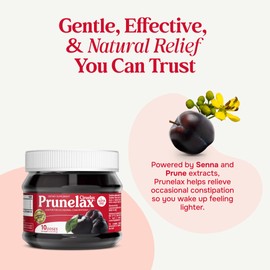 Prunelax Ciruelax Regular Strength Laxative Jam - Gluten-Free Natural-Ingredient Laxative for Occasional Constipation - 5.3 oz