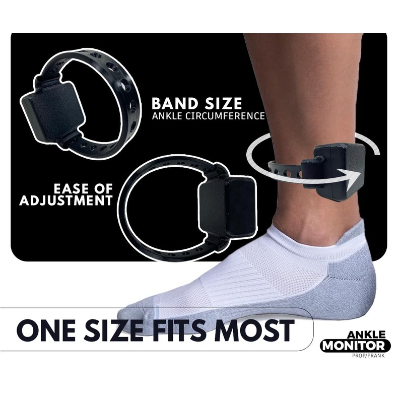 Fake/Prop - Ankle Monitor, House Arrest Bracelet, GPS Tracker and