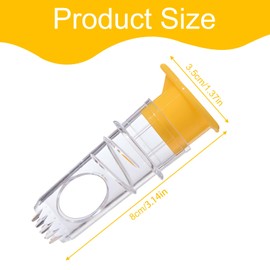 SoeUyd Pack of 2 Lemon Squeezers, Manual Citrus Juicer, Juicer with Nozzle, Small and Portable, Suitable for Lemons, Oranges and Other Types of Citrus Fruits, Easy to Use
